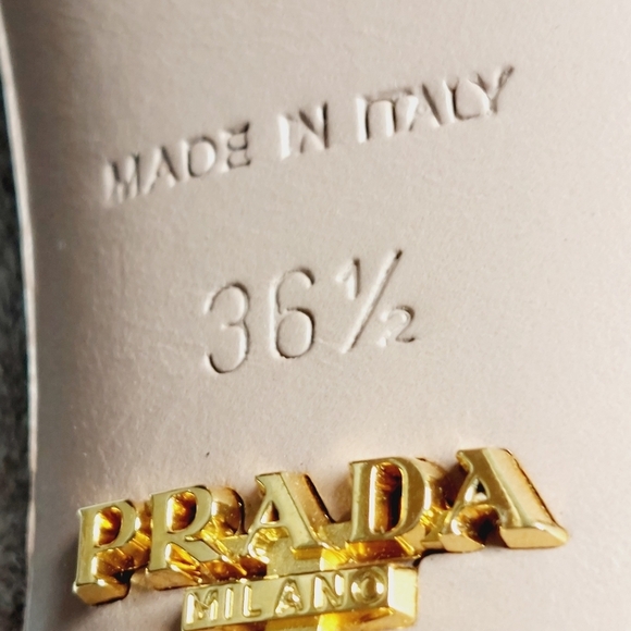 Prada Brown Tan Suede Slip On Platform Slip On Open Toe Cut Heels F937 - Picture 10 of 15